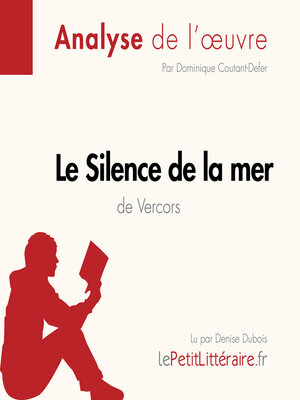 cover image of Le Silence de la mer de Vercors (Analyse de l'oeuvre)